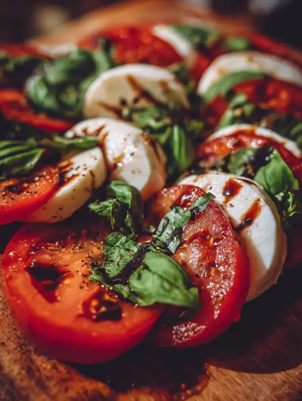 card recipe ingredients and instructions caprese salad with fresh mozzarella