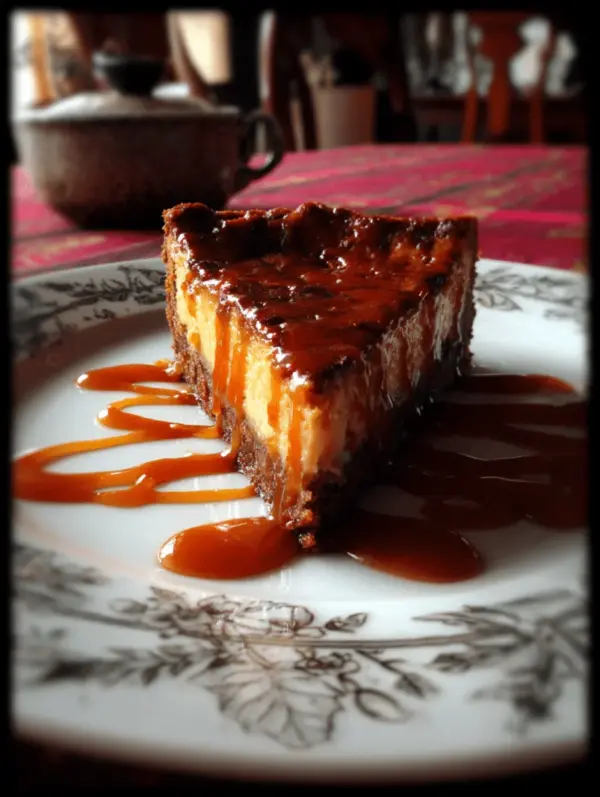 caramel brownie cheesecake