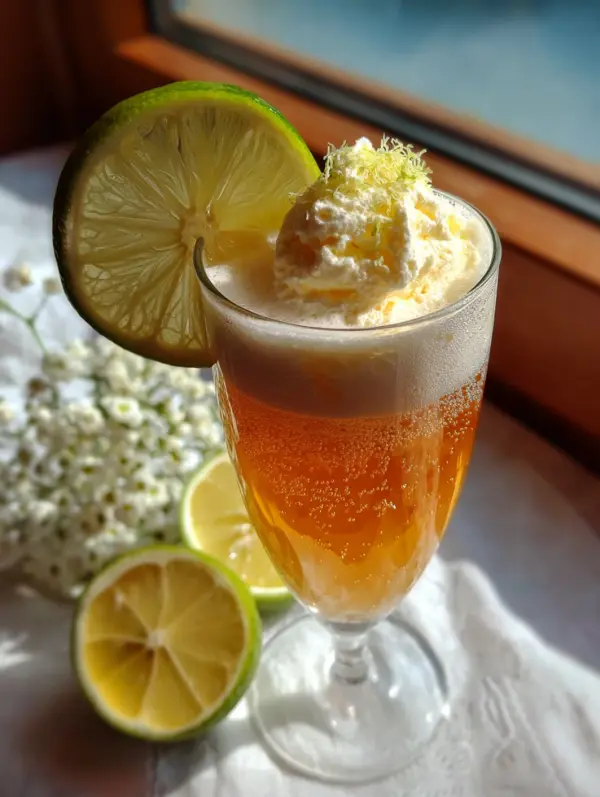 champagne punch with sherbet