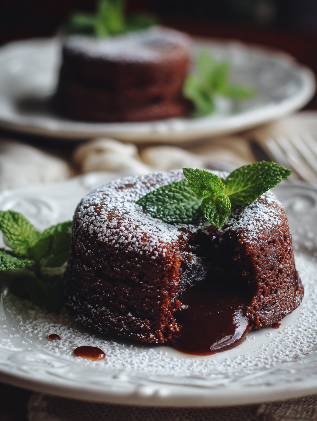 card recipe ingredients and instructions chocolate lava cakes