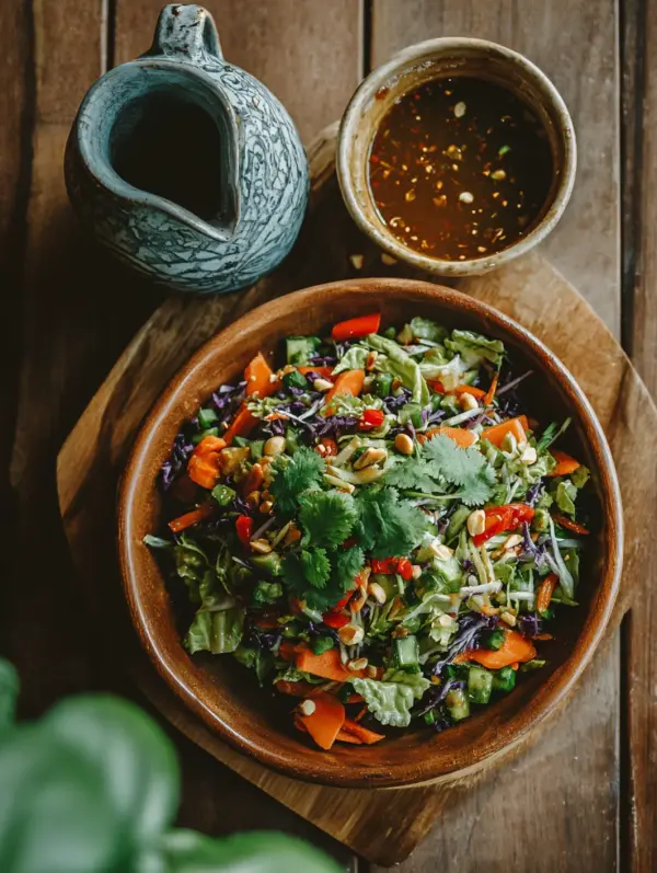 Why you'll love chopped Thai salad with peanut dressing