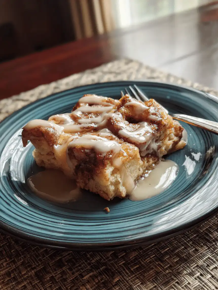 cinnamon roll French toast casserole