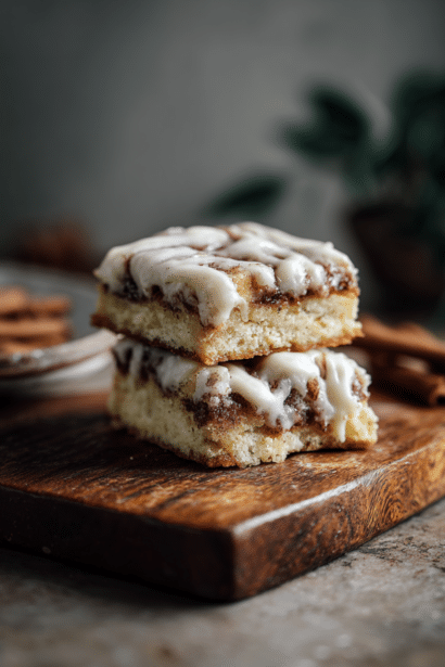 cinnamon roll bliss bars