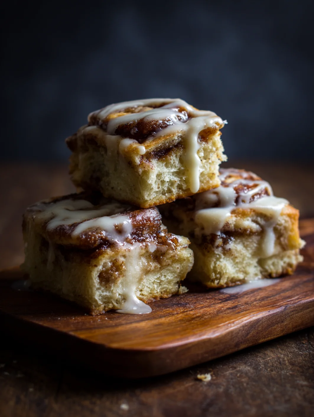 cinnamon roll bliss bars