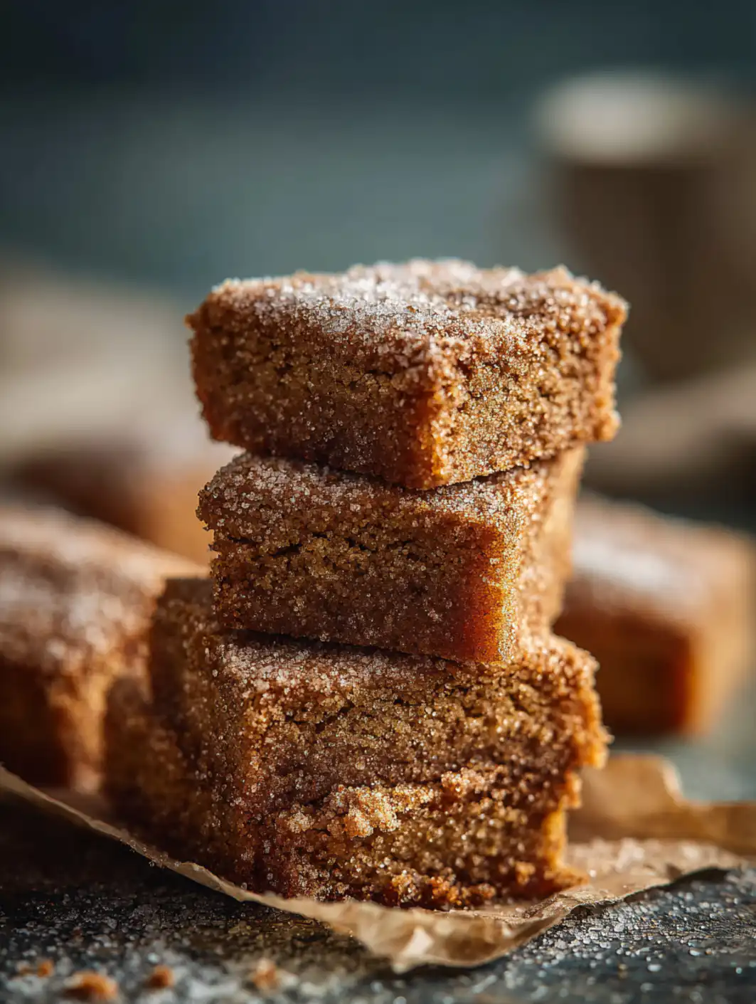 card recipe ingredients and instructions cinnamon sugar blondies