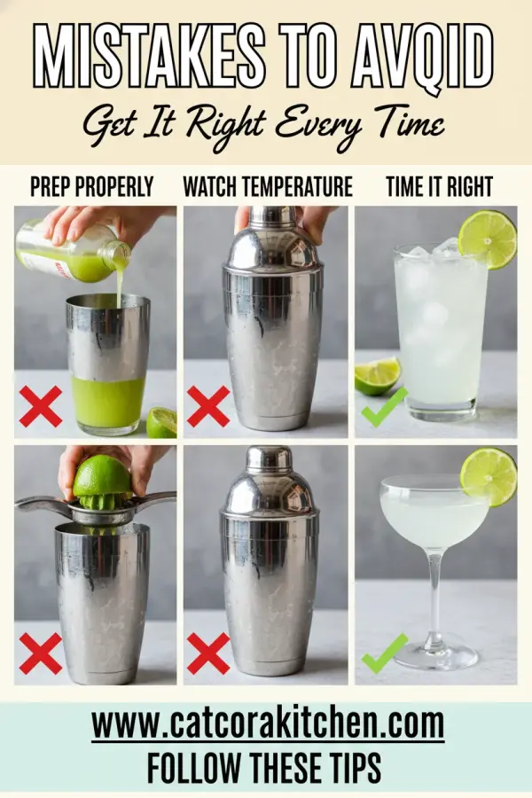Classic daiquiri recipe common mistakes