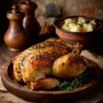 classic easter sunday roast chicken