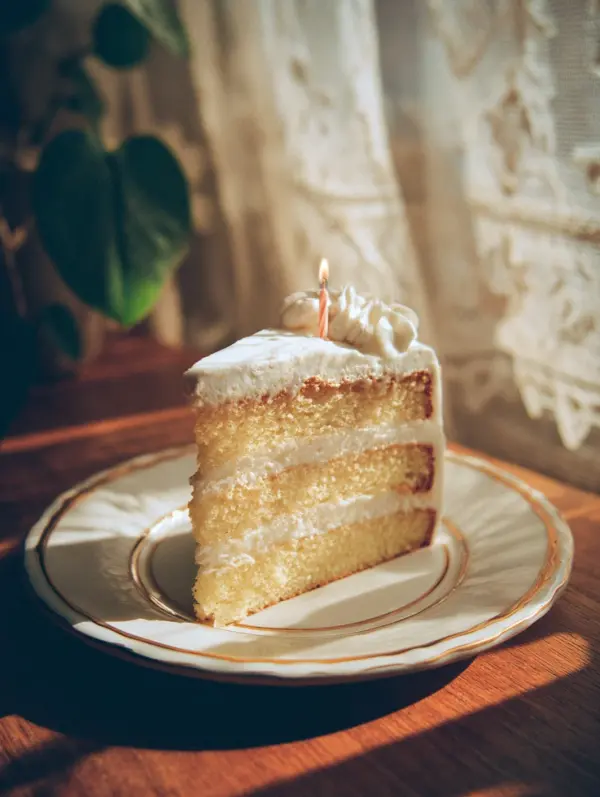 classic vanilla birthday cake