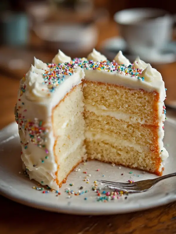 Why you'll love classic vanilla birthday cake