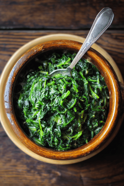 creamed spinach