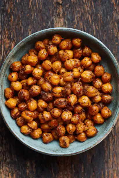 crispy air fryer chickpeas