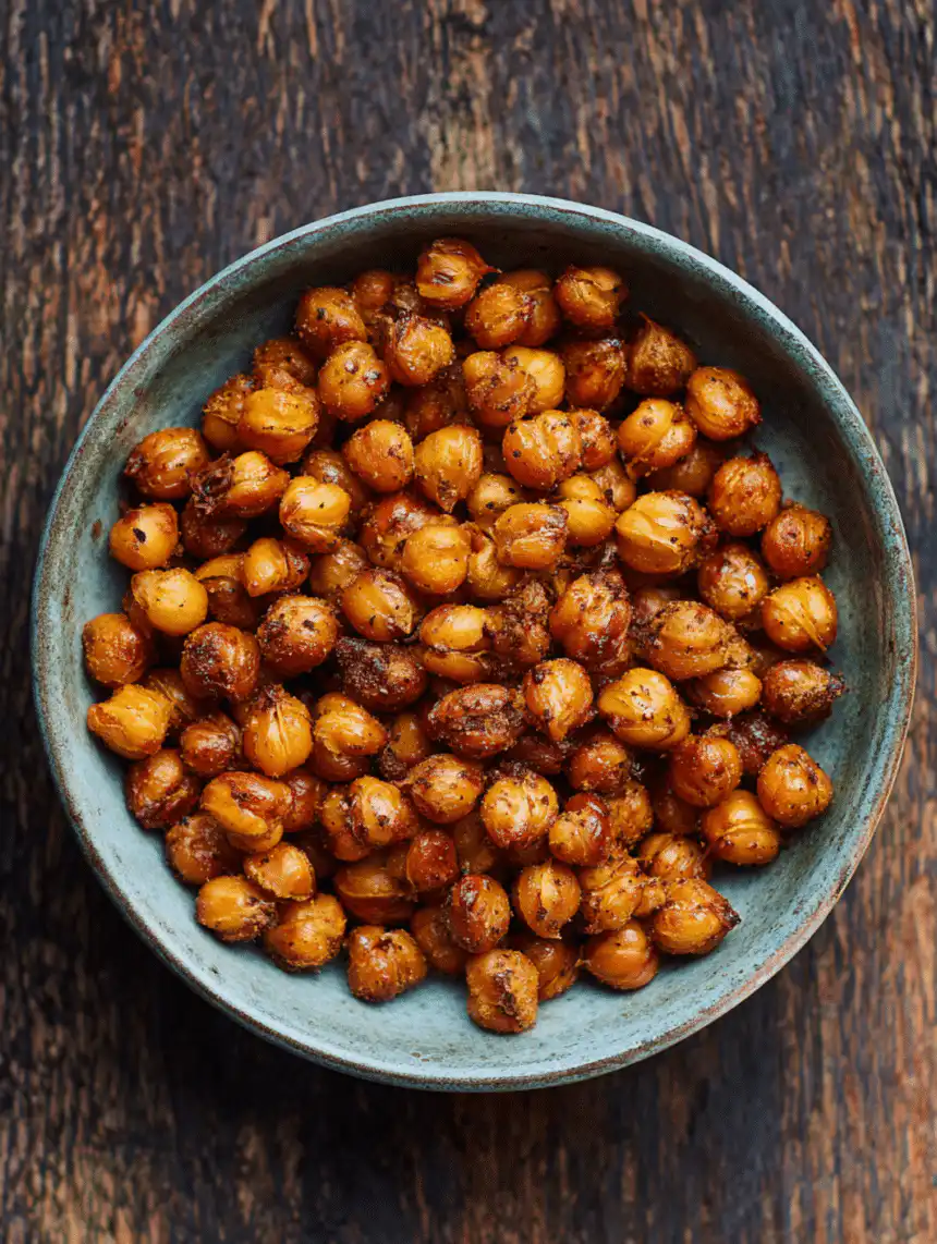 crispy air fryer chickpeas