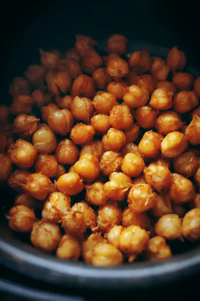 crispy air fryer chickpeas