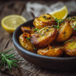 crispy potatoes with herbs and lemon