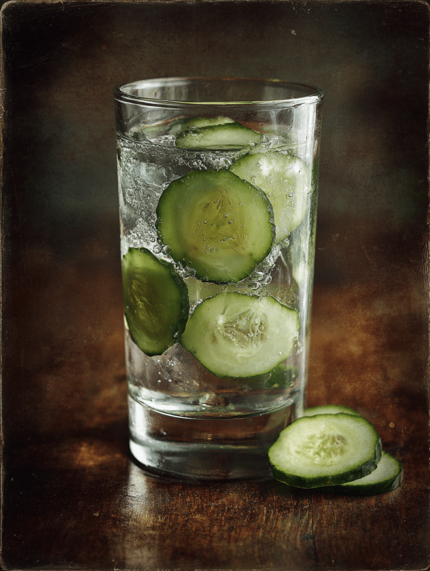 cucumber gin and tonic