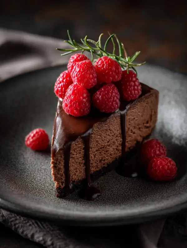 card recipe ingredients and instructions dark chocolate raspberry mousse cake