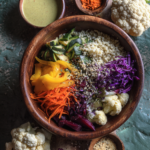 earth day veggie grain bowl