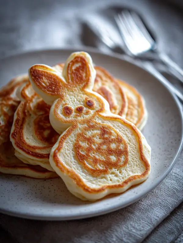 card recipe ingredients and instructions easter bunny pancakes