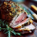 easter leg of lamb with herb crust