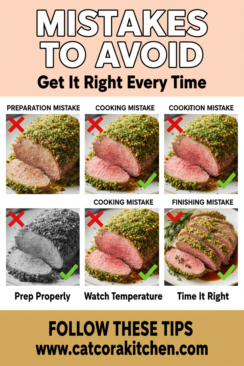 Easter leg of lamb with herb crust common mistakes