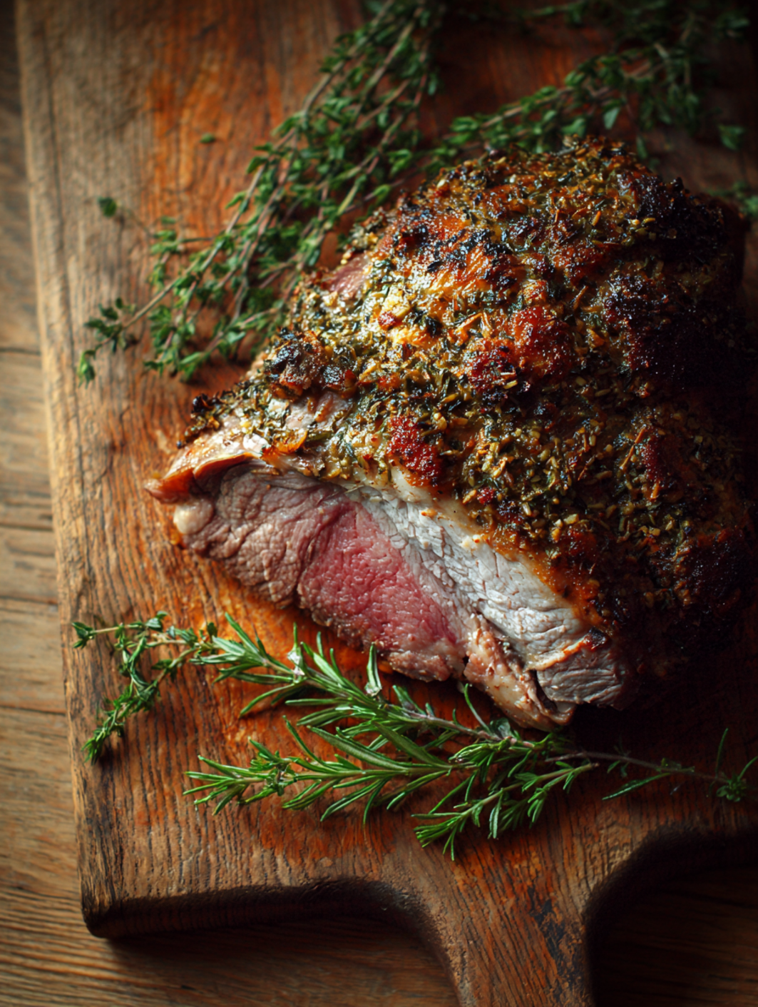 card recipe ingredients and instructions easter leg of lamb with herb crust