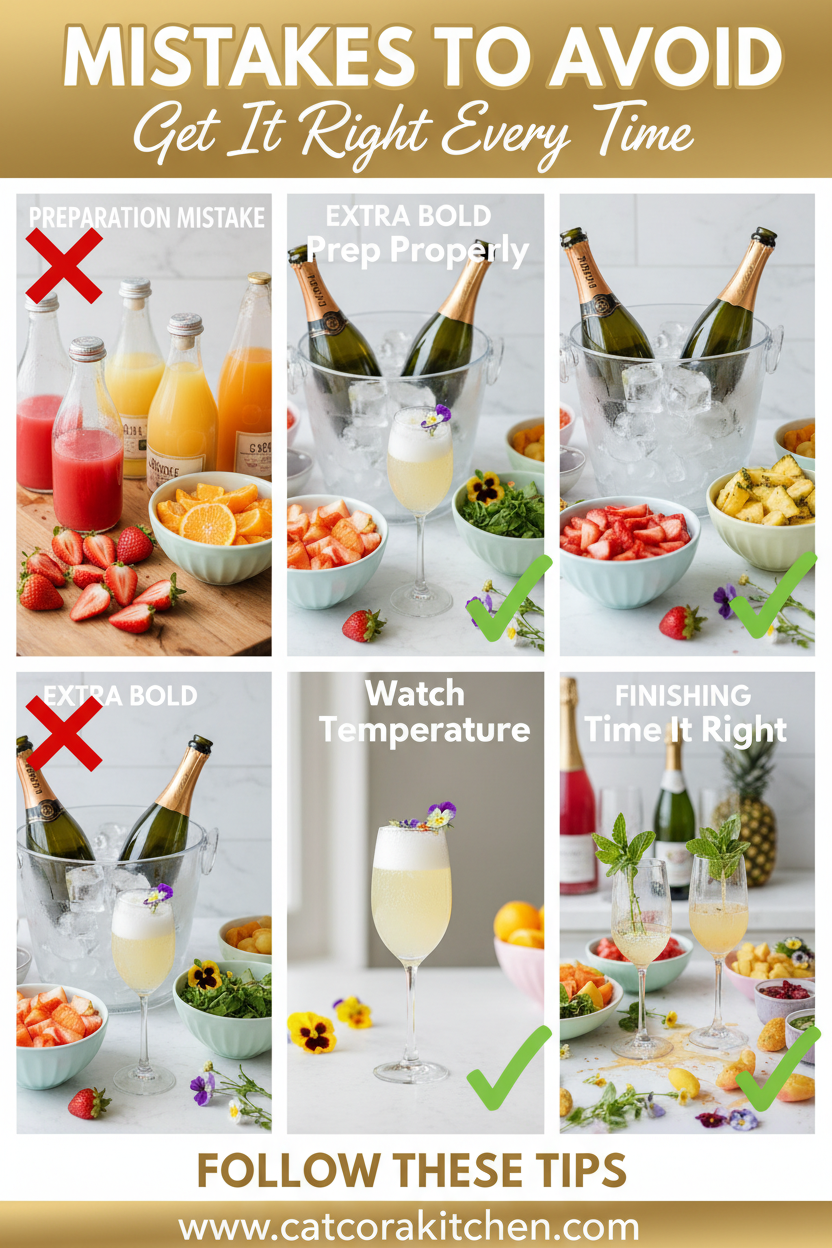 Easter mimosa bar common mistakes