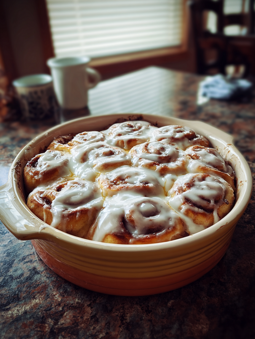 easter morning cinnamon roll casserole