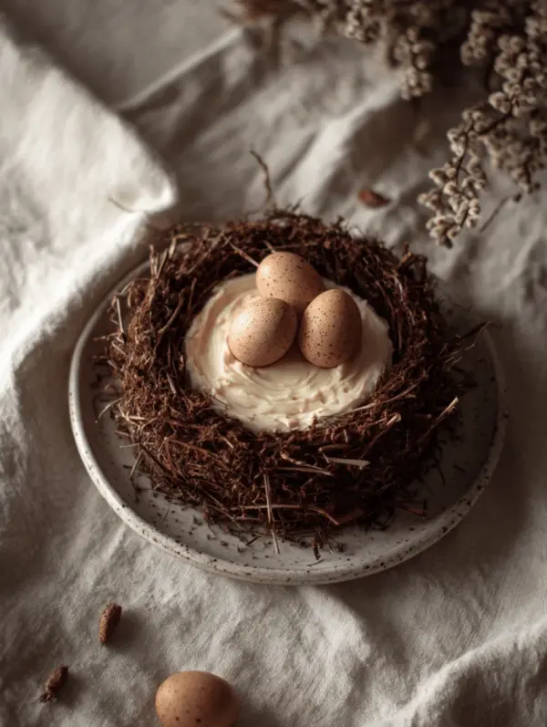 easter nest cake