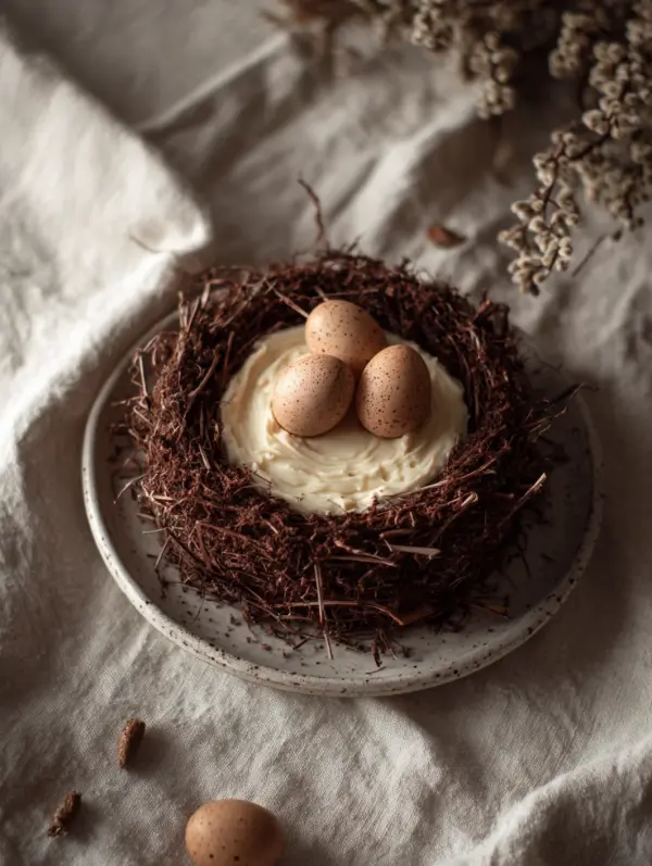 easter nest cake