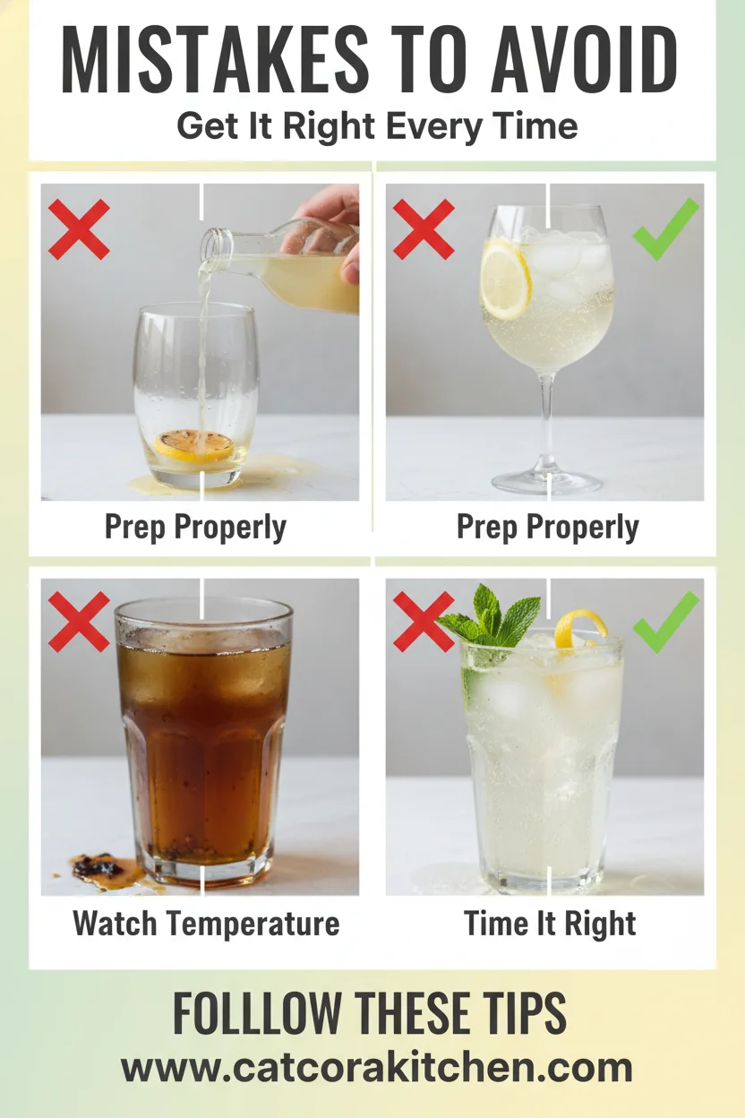 Elderflower spritz common mistakes