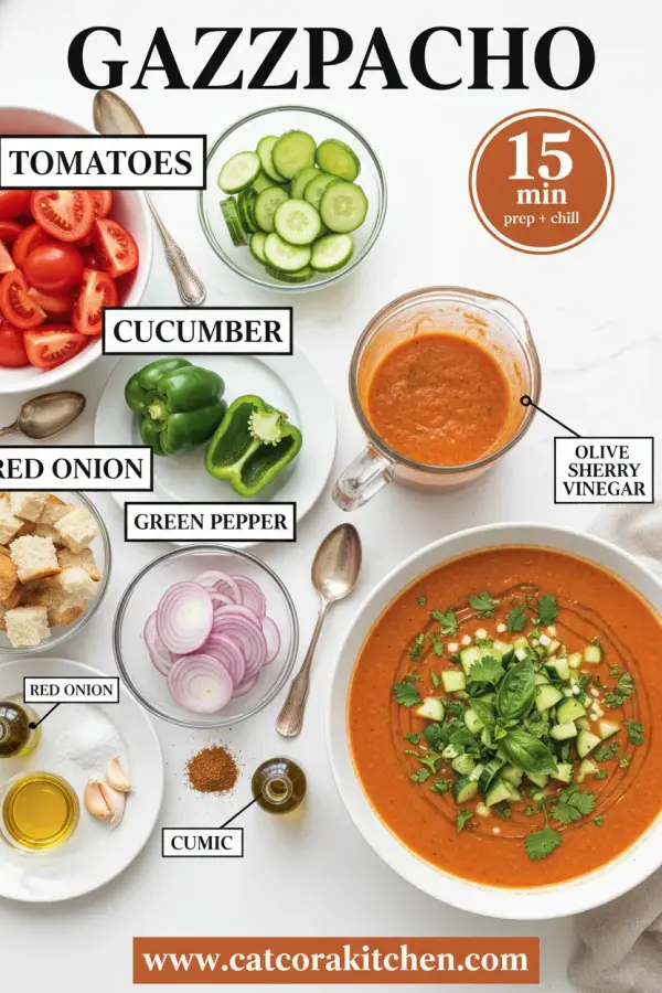 Gazpacho ingredients