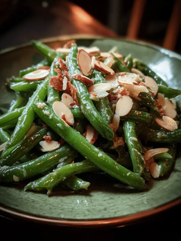 green bean almondine