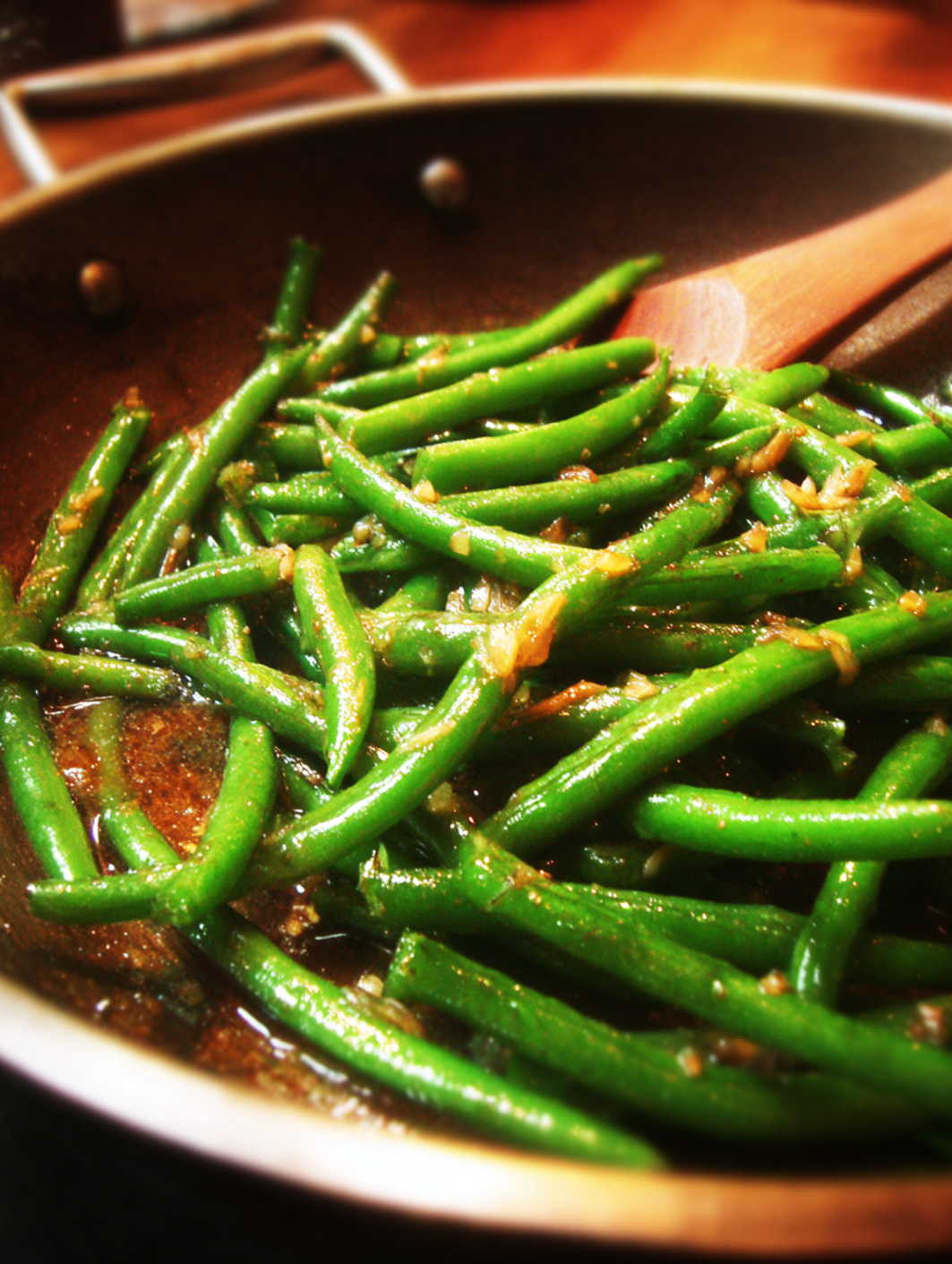 card recipe ingredients and instructions green bean almondine