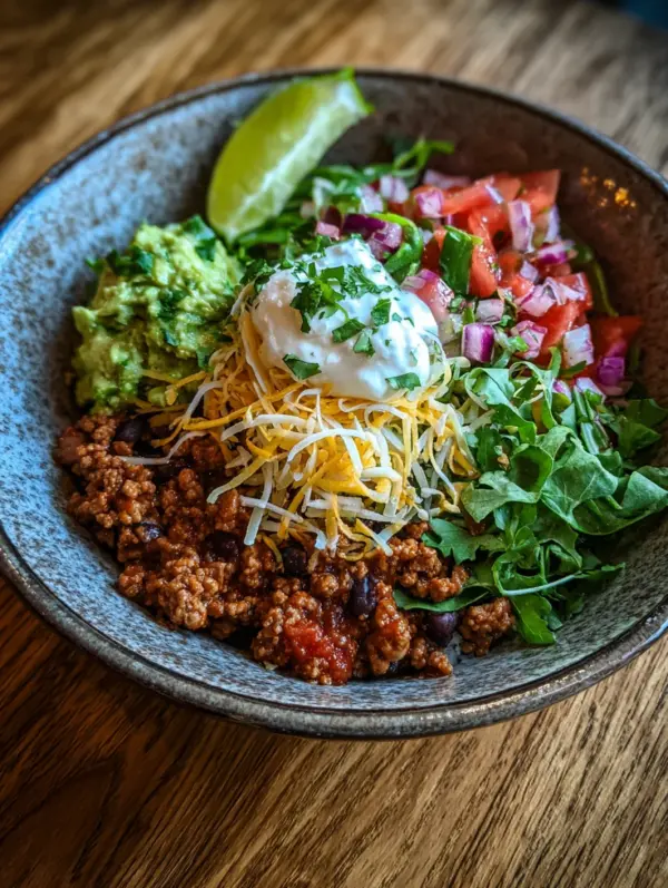 Why you'll love ground turkey taco bowl