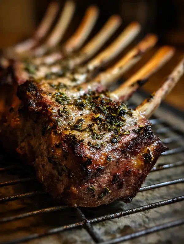 herb-crusted rack of lamb