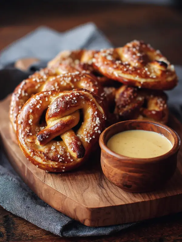 card recipe ingredients and instructions homemade pretzels with beer cheese dip