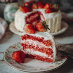 homemade strawberry cake from scratch