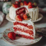 homemade strawberry cake from scratch