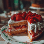 homemade strawberry cake from scratch
