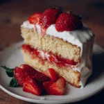 homemade strawberry cake from scratch