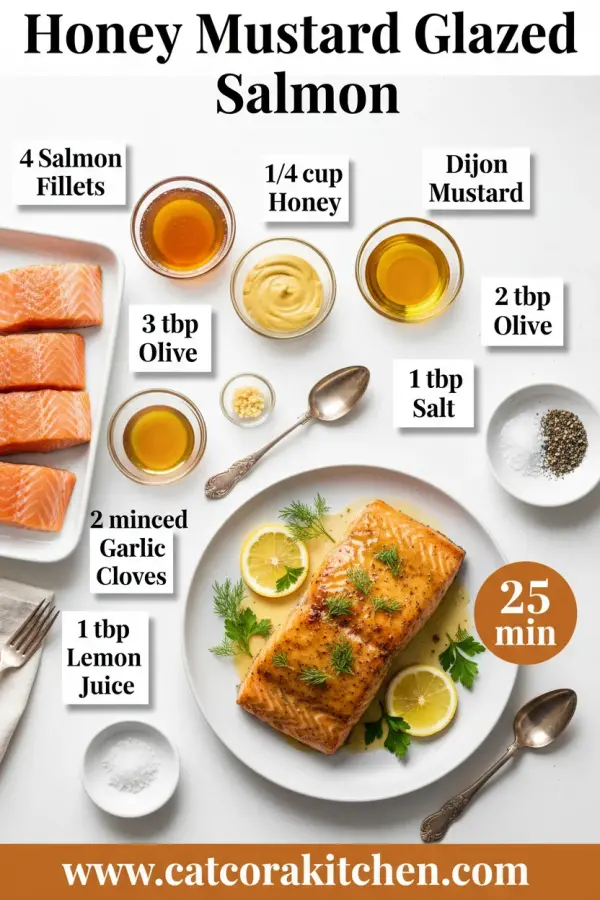 Honey mustard glazed salmon ingredients