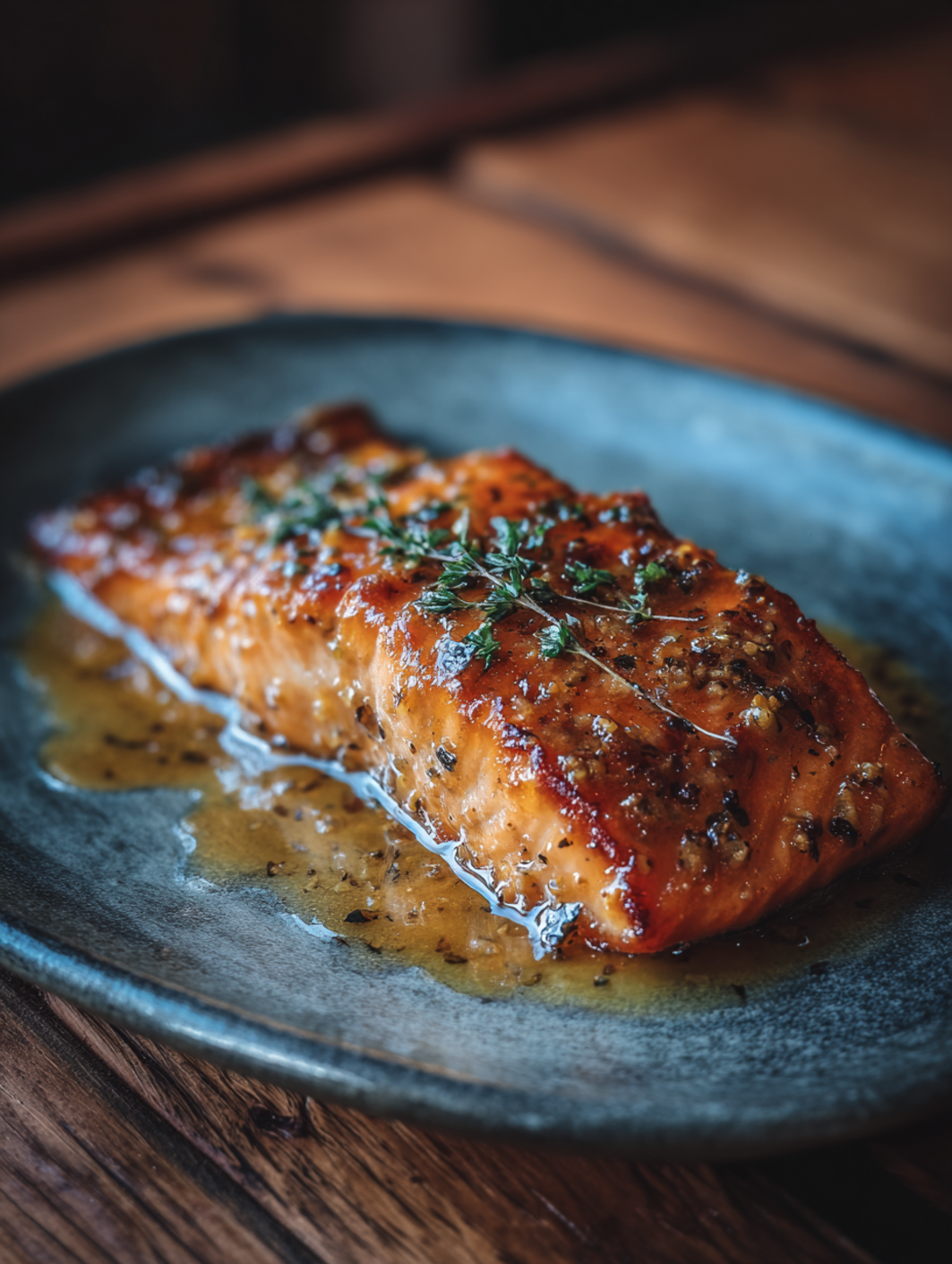 card recipe ingredients and instructions honey mustard glazed salmon