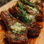 lamb chops with rosemary garlic butter