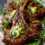 lamb chops with rosemary garlic butter