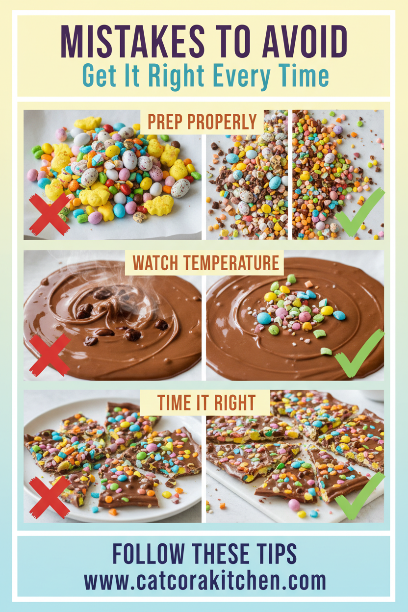 leftover easter candy bark common mistakes