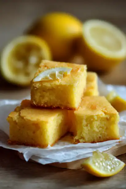 lemon brownies