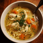 lemon chicken orzo soup