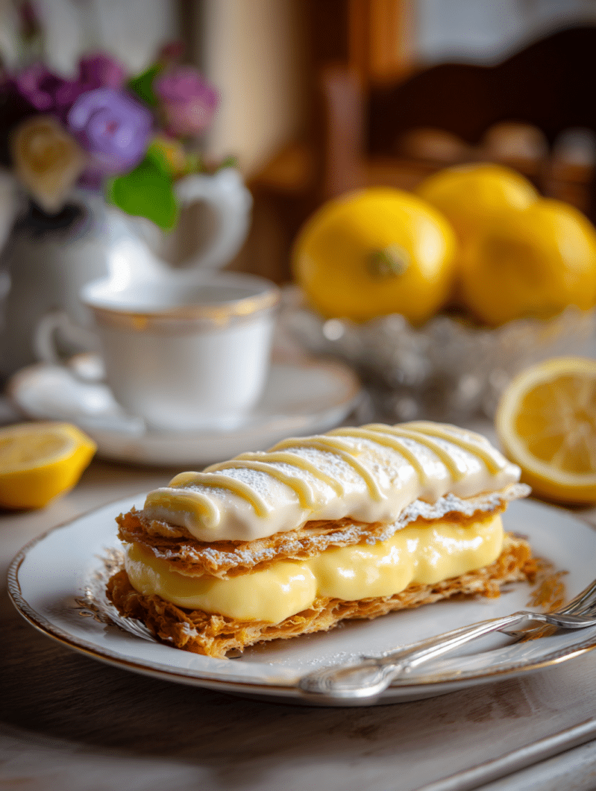 lemon eclair cake