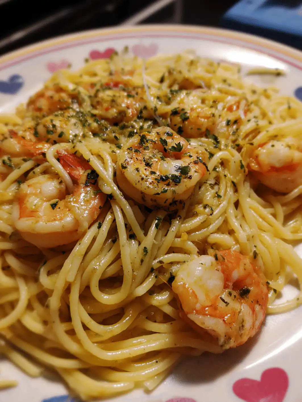 card recipe ingredients and instructions lemon garlic butter pasta with shrimp