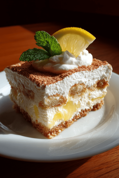 lemon tiramisu